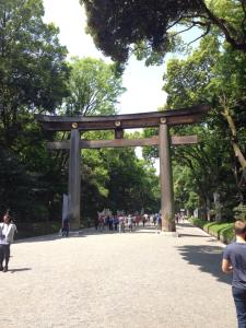 Meiji Shrine entrance